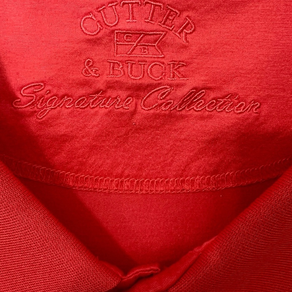 Cutter & Buck Signature Collection Size 4XB/ 4TG 100% Cotton Polo Style Shirtโ๏ธ - Picture 3 of 14